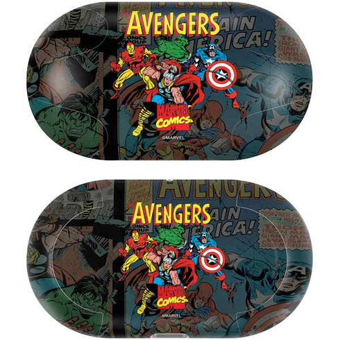 Marvel Classic Comics Avengers Assemble Galaxy Buds Plus Skin
