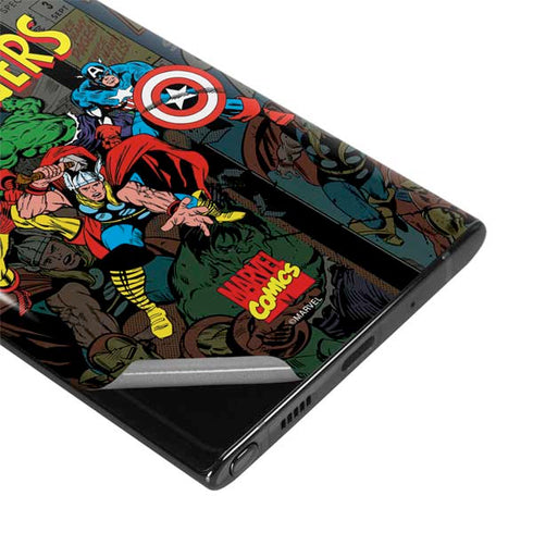 Marvel Classic Comics Avengers Assemble Galaxy Note 10 Skin