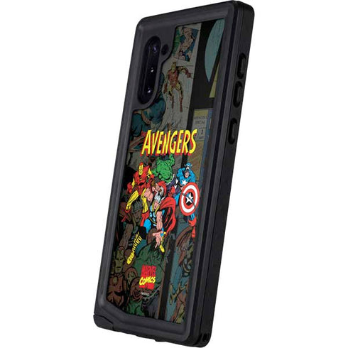 Marvel Classic Comics Avengers Assemble Galaxy Note 10 Waterproof Case