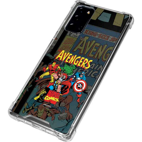 Marvel Classic Comics Avengers Assemble Galaxy Note20 5G Clear Case