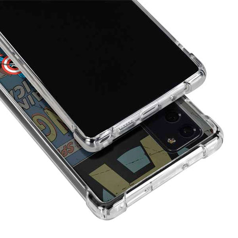 Marvel Classic Comics Avengers Assemble Galaxy Note20 5G Clear Case