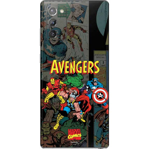 Marvel Classic Comics Avengers Assemble Galaxy Note20 5G Skin