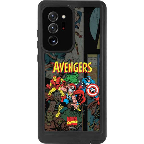 Marvel Classic Comics Avengers Assemble Galaxy Note20 Ultra 5G Waterproof Case