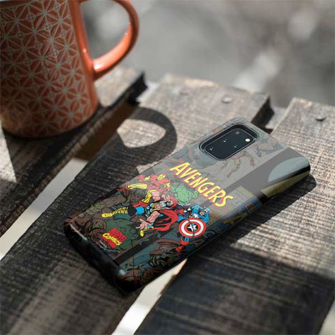Marvel Classic Comics Avengers Assemble Galaxy S20 Plus Pro Case