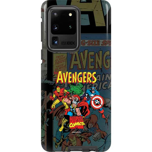 Marvel Classic Comics Avengers Assemble Galaxy S20 Ultra 5G Pro Case