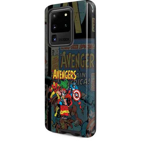 Marvel Classic Comics Avengers Assemble Galaxy S20 Ultra 5G Pro Case
