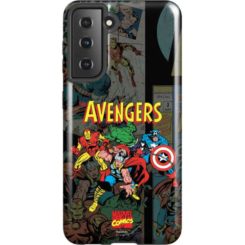 Marvel Classic Comics Avengers Assemble Galaxy S21 5G Pro Case