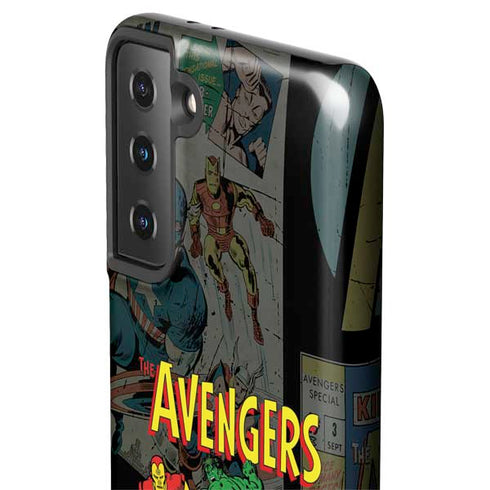 Marvel Classic Comics Avengers Assemble Galaxy S21 Plus 5G Pro Case