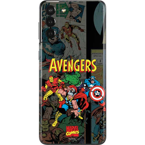 Marvel Classic Comics Avengers Assemble Galaxy S21 Plus 5G Skin