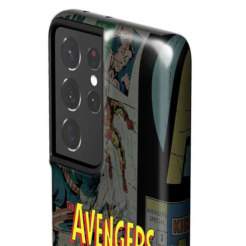 Marvel Classic Comics Avengers Assemble Galaxy S21 Ultra 5G Pro Case