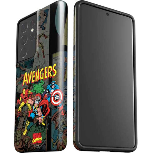 Marvel Classic Comics Avengers Assemble Galaxy S21 Ultra 5G Pro Case
