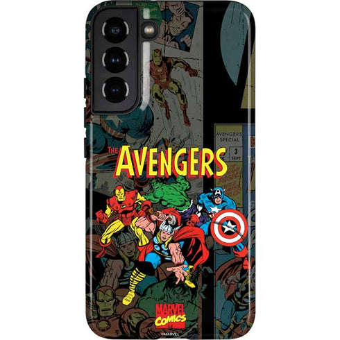 Marvel Classic Comics Avengers Assemble Galaxy S22 Plus Pro Case