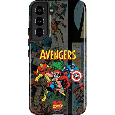 Marvel Classic Comics Avengers Assemble Galaxy S22 Pro Case