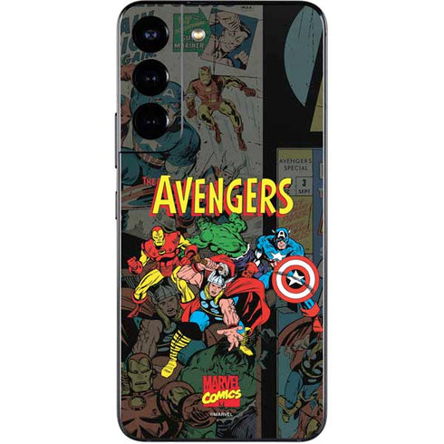 Marvel Classic Comics Avengers Assemble Galaxy S22 Skin