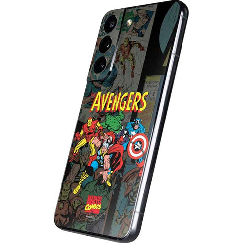 Marvel Classic Comics Avengers Assemble Galaxy S22 Skin