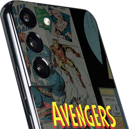 Marvel Classic Comics Avengers Assemble Galaxy S22 Skin