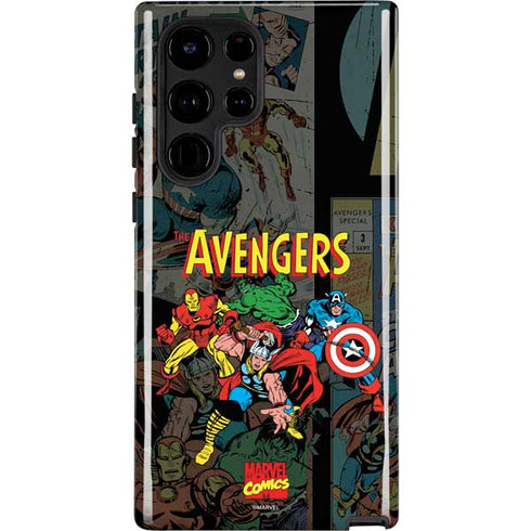 Marvel Classic Comics Avengers Assemble Galaxy S22 Ultra Pro Case