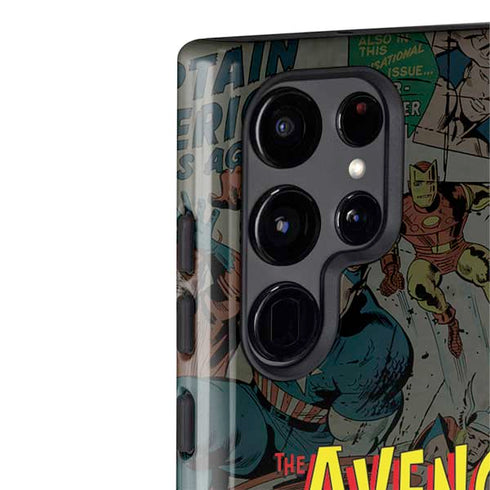 Marvel Classic Comics Avengers Assemble Galaxy S22 Ultra Pro Case