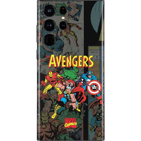 Marvel Classic Comics Avengers Assemble Galaxy S22 Ultra Skin