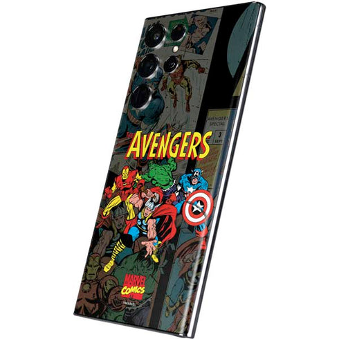 Marvel Classic Comics Avengers Assemble Galaxy S22 Ultra Skin