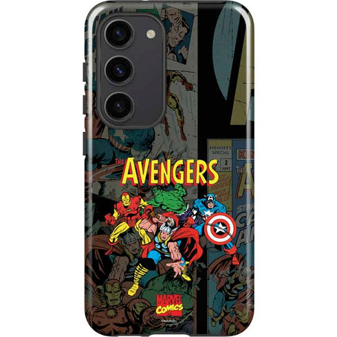 Marvel Classic Comics Avengers Assemble Galaxy S23 Pro Case