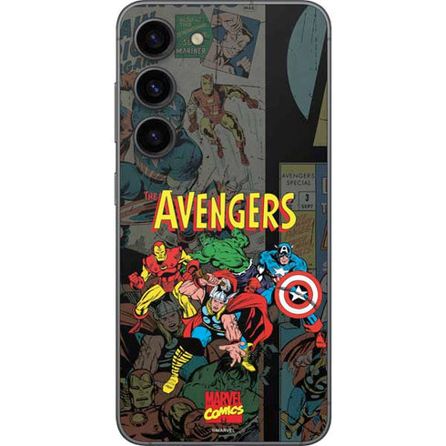 Marvel Classic Comics Avengers Assemble Galaxy S23 Skin