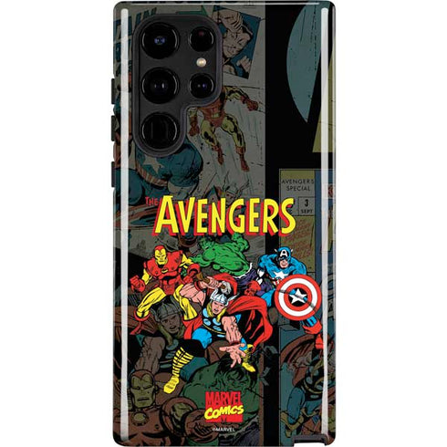 Marvel Classic Comics Avengers Assemble Galaxy S24 Ultra Impact Case