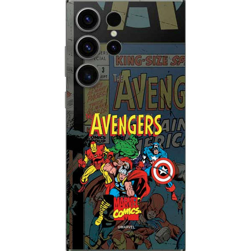 Marvel Classic Comics Avengers Assemble Galaxy S24 Ultra Skin