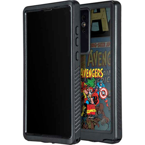 Marvel Classic Comics Avengers Assemble Galaxy S24 Ultra Waterproof Case