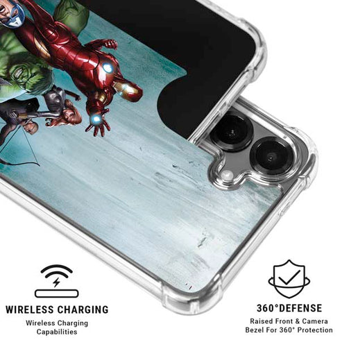 Marvel Avengers Assemble Galaxy S26 Clear Case