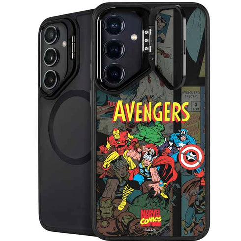 Marvel Classic Comics Avengers Assemble Galaxy S26 Kickstand Case