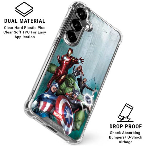 Marvel Avengers Assemble Galaxy S26 Plus Clear Case