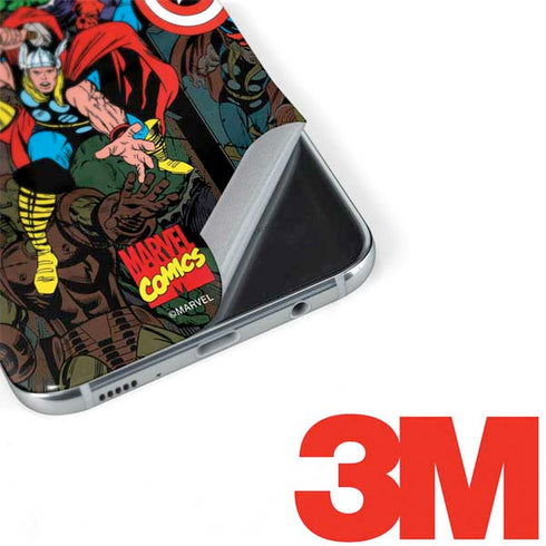Marvel Classic Comics Avengers Assemble Galaxy S8 Plus Skin