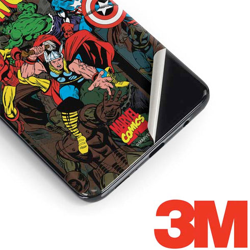 Marvel Classic Comics Avengers Assemble Galaxy S9 Plus Skin