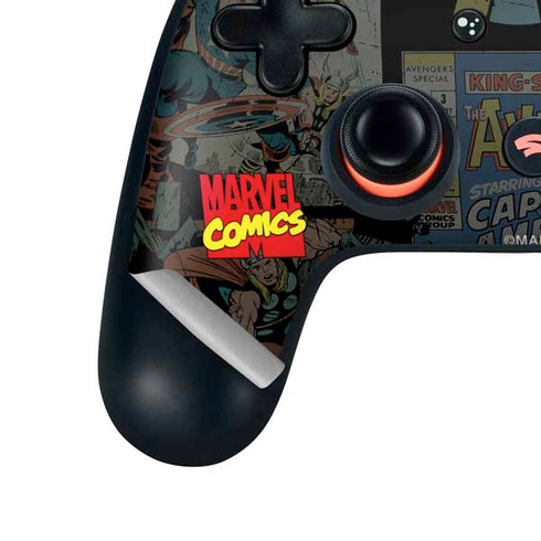 Marvel Classic Comics Avengers Assemble Google Stadia Controller Skin