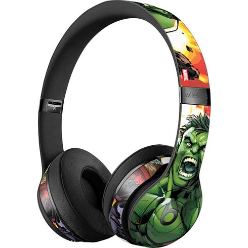 Marvel Avengers Assemble Hulk Beats Solo 3 Wireless Skin
