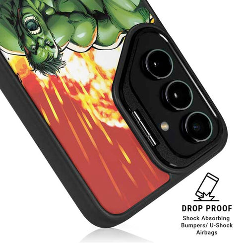 Marvel Avengers Assemble Hulk Galaxy S25 Kickstand Case