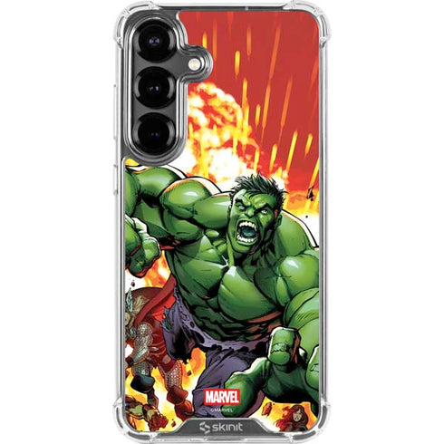 Marvel Avengers Assemble Hulk Galaxy S26 Clear Case