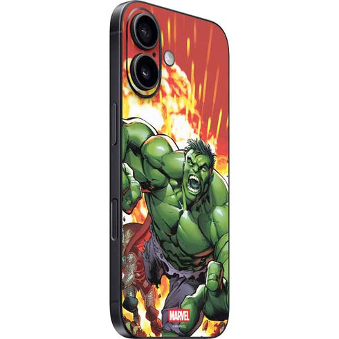 Marvel Avengers Assemble Hulk iPhone 16 Skin