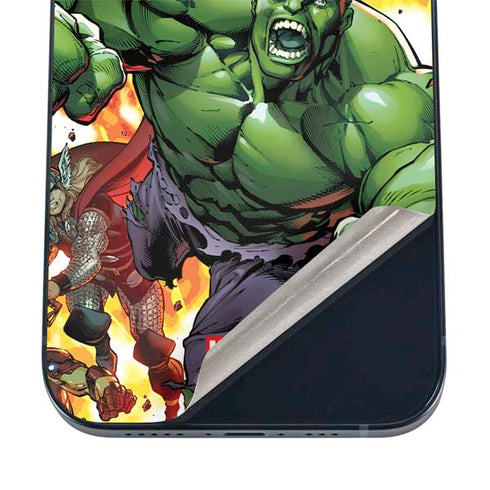 Marvel Avengers Assemble Hulk iPhone 16 Skin
