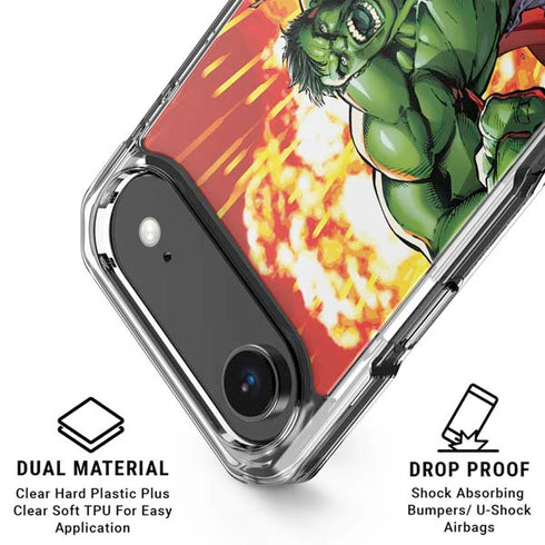 Marvel Avengers Assemble Hulk iPhone 17 Air Clear Case