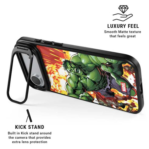 Marvel Avengers Assemble Hulk iPhone 17 Air Kickstand Case
