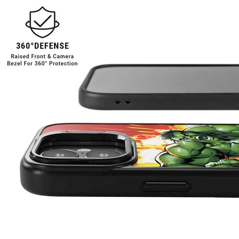 Marvel Avengers Assemble Hulk iPhone 17 Kickstand Case