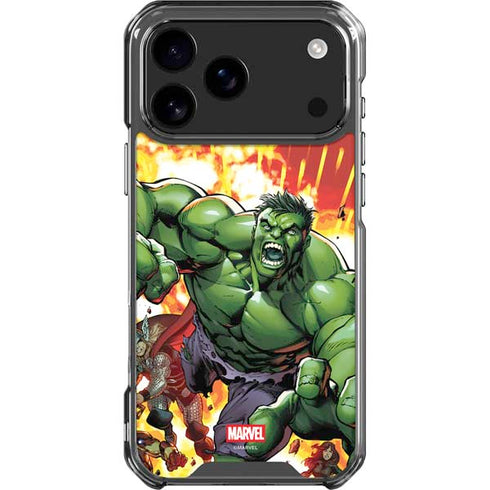 Marvel Avengers Assemble Hulk iPhone 17 Pro Max Clear Case