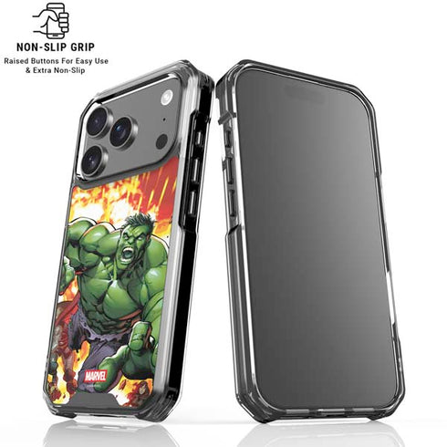 Marvel Avengers Assemble Hulk iPhone 18 Pro Clear Case