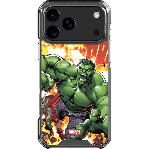 Marvel Avengers Assemble Hulk iPhone 18 Pro Max Clear Case