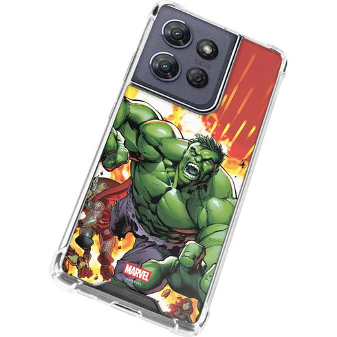 Marvel Avengers Assemble Hulk Moto G 5G (2025) Clear Case