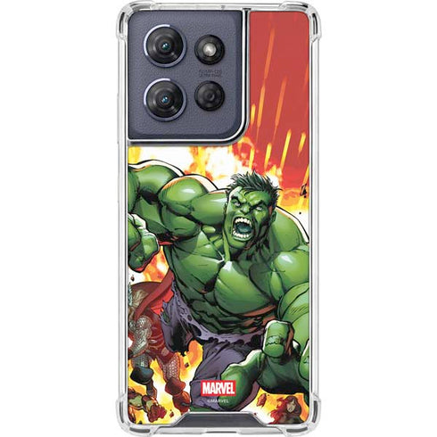 Marvel Avengers Assemble Hulk Moto G Power 5G (2025) Clear Case