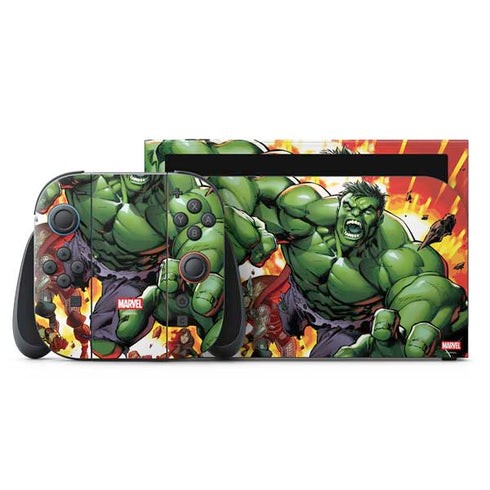Marvel Avengers Assemble Hulk Nintendo Switch 2 (2025) with Joy-Con Skin