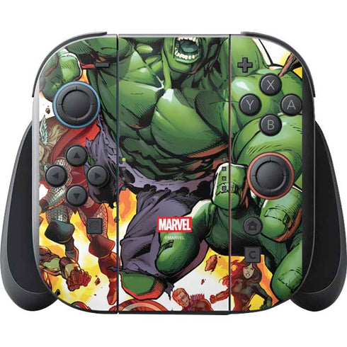 Marvel Avengers Assemble Hulk Nintendo Switch 2 (2025) with Joy-Con Skin